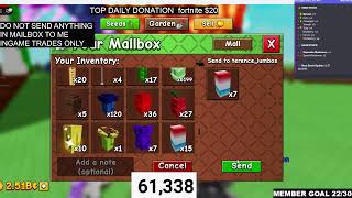🔴 LIVE GROW A GARDEN 2 MONEY,SEED,PETS GIVEAWAY STOCK 24/7 & MORE!
