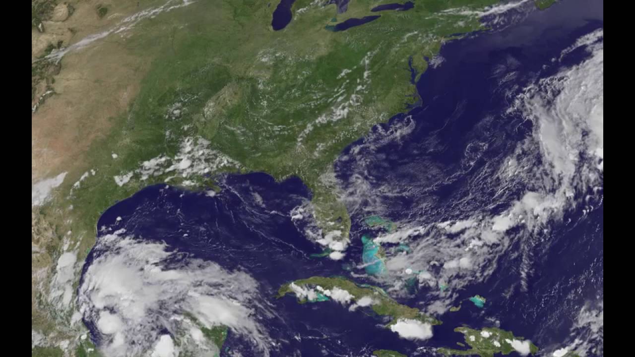 GOES Movie of Tropical Storm Danielle
