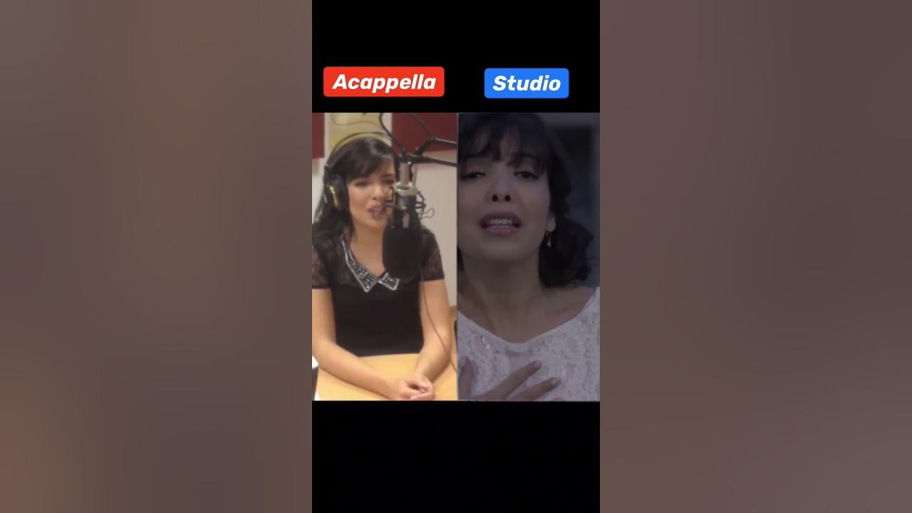 Tourner dans le vide Indila Acappella vs Studio