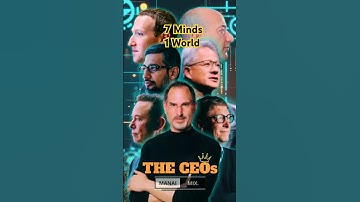 THE CEOs – 7 Titans of Tech ⚡ #google #nvidia #tesla #amazon #apple #microsoft #facebook