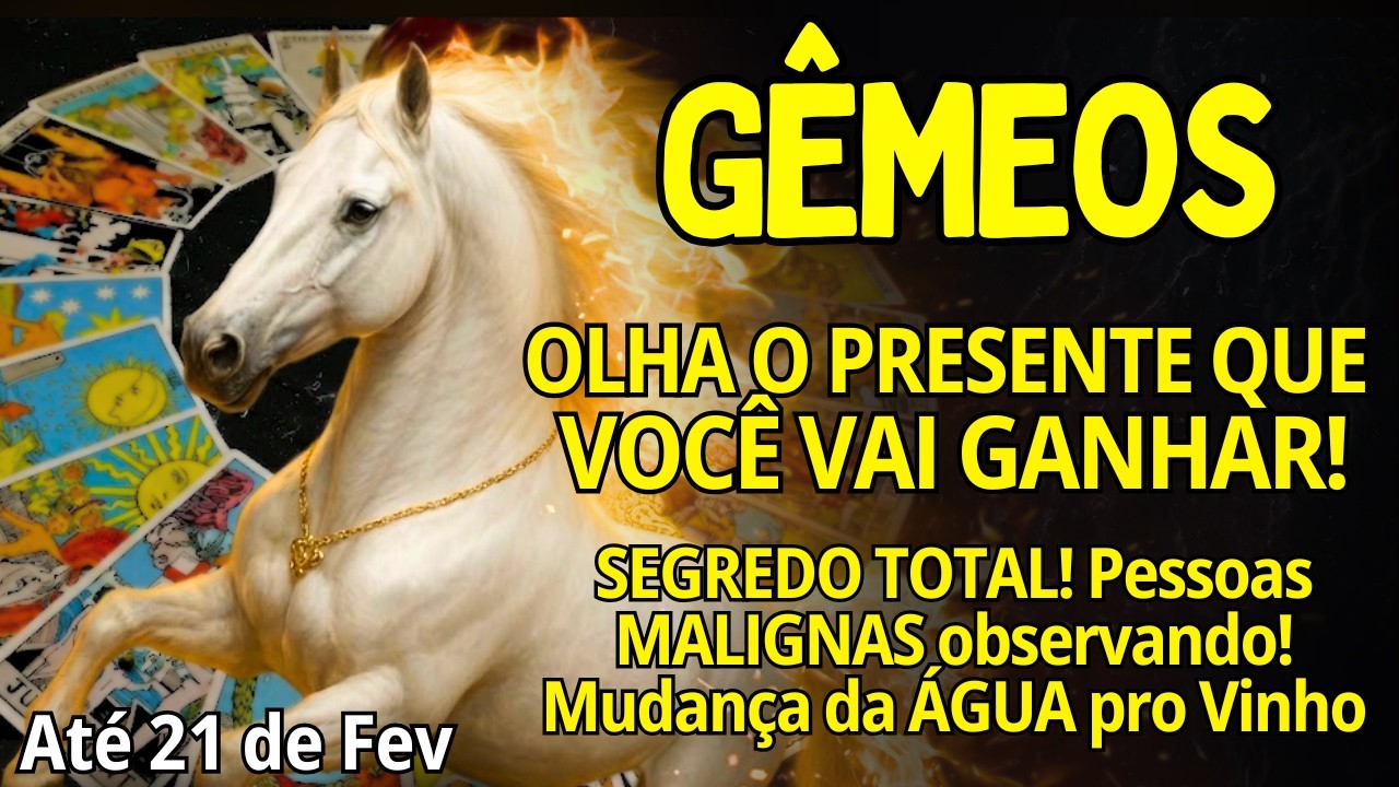 GÊMEOS ♊ OLHA O PRESENTE QUE VOCÊ VAI GANHAR!!😱 SEGREDO TOTAL🔥 ESPADA NA MÃO PRESENTE NA OUTRA🌷