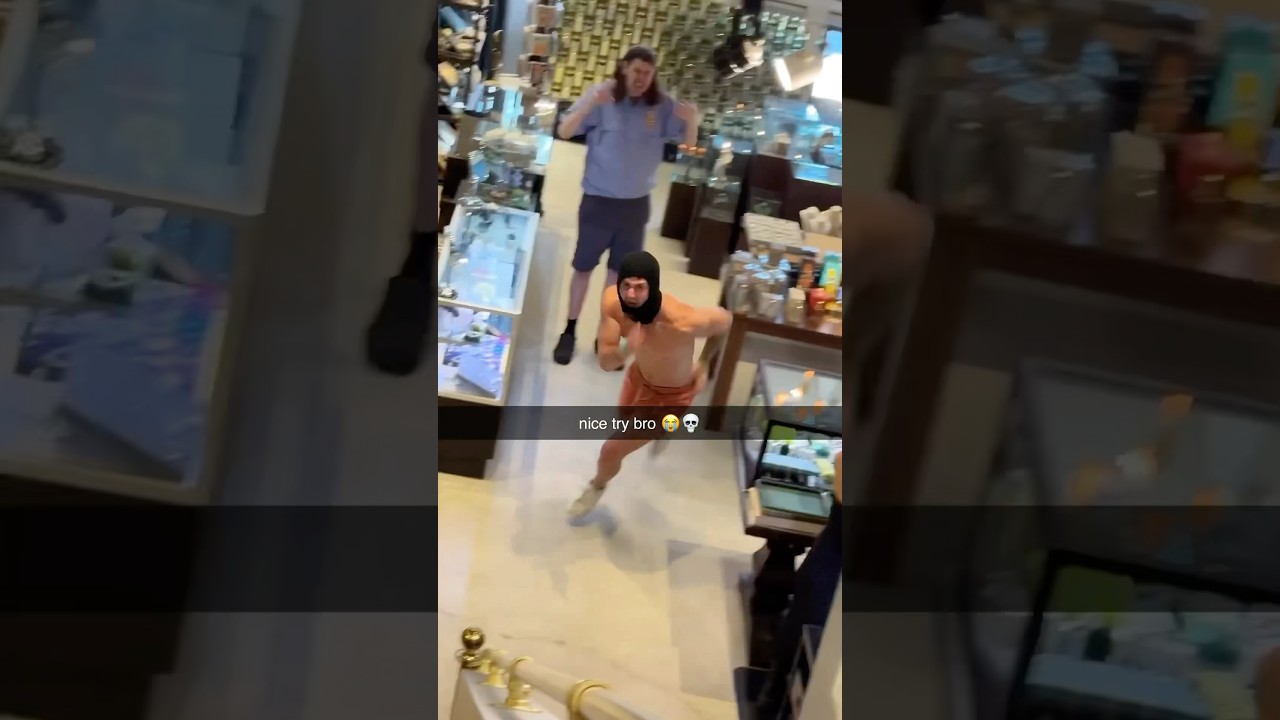 Had to mess with this dude robbing the store ðŸ˜ðŸ˜³