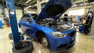 Zimmermann + Bosch + Brembo // Полностью поменял тормоза на BMW F30 xDrive