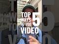 5 Surprising Uses of Personal Videos in Email for Better Communication.  #videoemail #emailtips