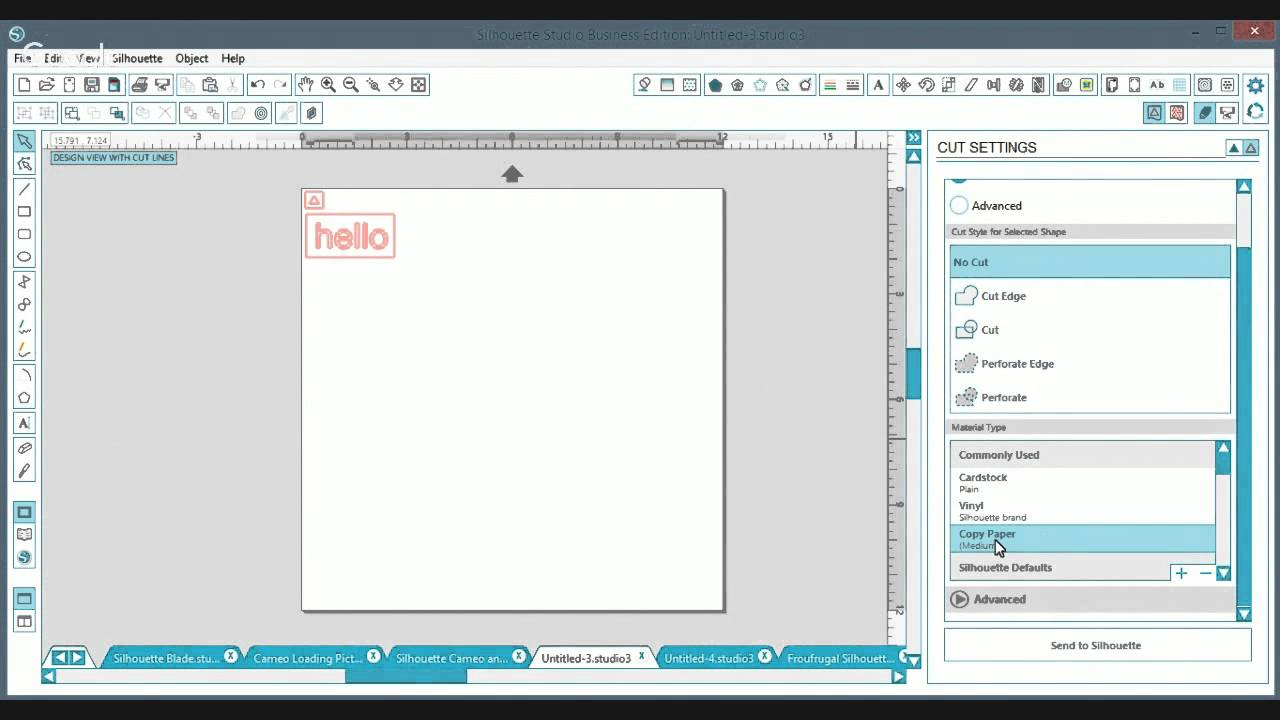 How to Change the Blade Depth Setting In Silhouette Studio for a Better Cut  - Silhouette School