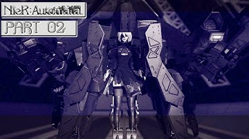 Nier Automata Longplay Part 2 - The Resistance! No Commentary Longplay Playthrough!