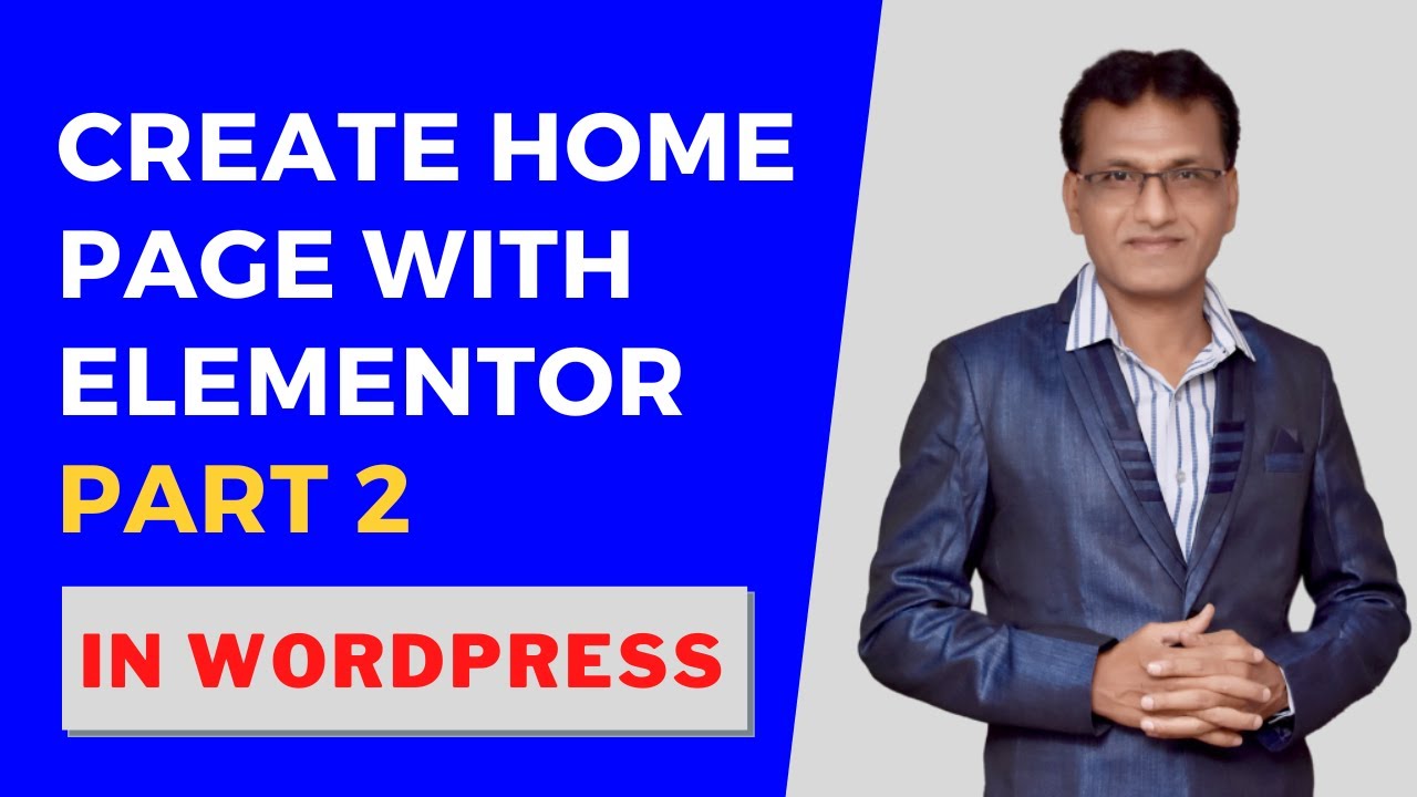 How To Create Homepage With Elementor In Hindi How To Create Homepage 