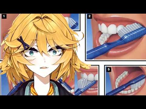 Doki Realized That She Had Been Brushing Her Teeth Wrong