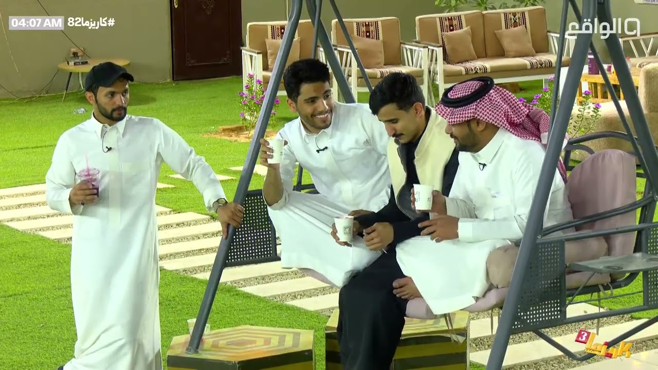 جلسة الكركدية مليئة بالسوالف والترانيم -سامي،سعد،نشمي،الخنفري | #كاريزما82