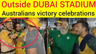 Australian celebrate victory against Pakistan in World cup semi final | Fans Reaction