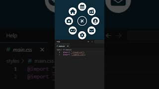 Creating an Interactive Circular Menu! 📐🎨 #100DayChallenge #programming #html #css #js #react#nextjs
