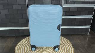 Hrx by Hritik Roshan Small Cabin Suitcase 55 cm 8 Wheels - Parabola PP Trolley-Cabin-Light Blue