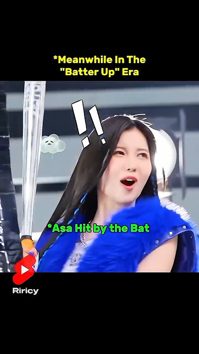 Meanwhile, Asa With a Bat in the Batter Up Era. 👀😆 #babymonster #asa #chiquita #fypシ゚viral #shorts