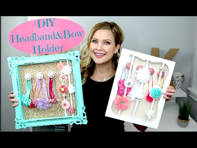 How To Make A DIY Hair Bow Holder - Mouths of Mums
