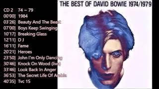 David Bowie -  Platinum Collection - 3CD The period from 1969 to 1987 // CD-2 // 1974 ~ 1979