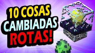 ✅ 10 Cosas ROTAS de Minecraft exclusivas de Snapshots #2