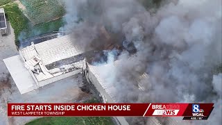 Fire at chicken house in Lancaster County shocks neighbors