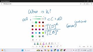 What is the equilibrium constant?