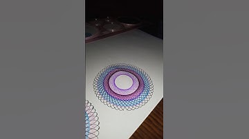 how to draw a spirograph design #like #subscribe#spirograpg #spiral art#spiral art design