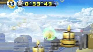 Sonic 4: Episode 2 - Sky Fortress Act 2 (Super Sonic) Speedrun in 1'17\