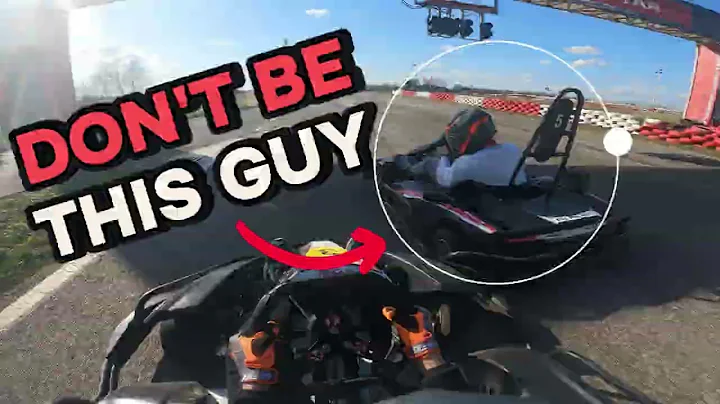 Don't be THIS guy, if you can't win at Karting!