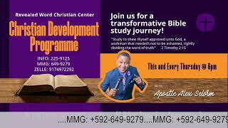 WELCOME TO OUR CHRISTIAN DEVELOPMENT PROGRAMME!!!
