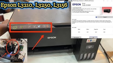 Blinking all lights | error code 034004 Epson L3250 | Fatal Error L3250 | Printerinside