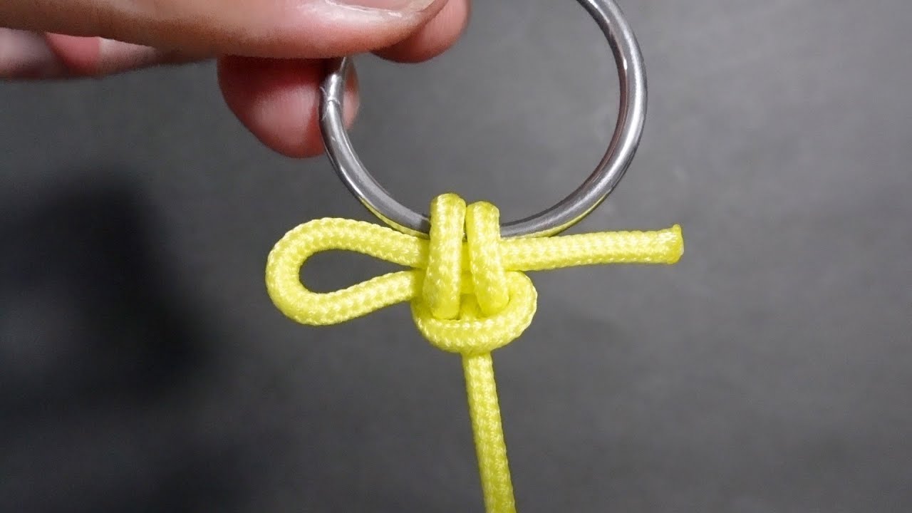 Как завязать веревку, которая затягивается при тяге, но легко развязать