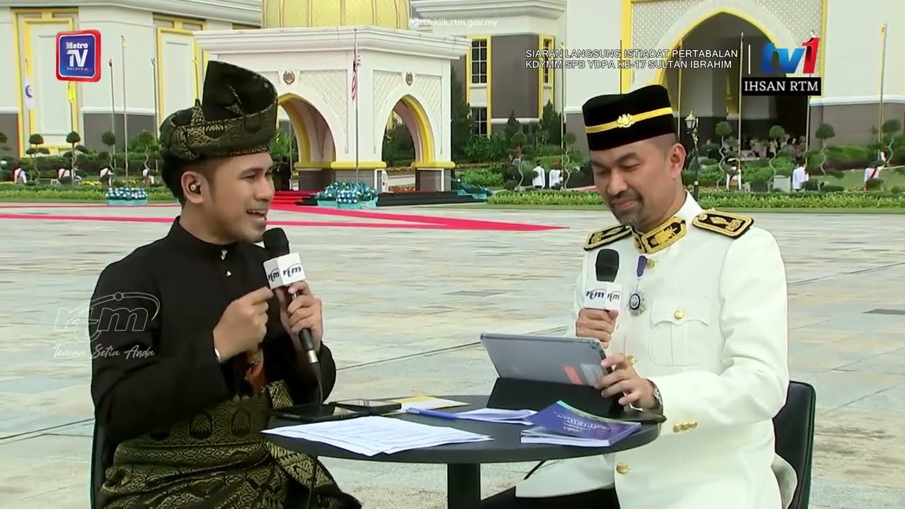 [LANGSUNG] Istiadat Pertabalan Sultan Ibrahim sebagai Yang di-Pertuan Agong ke-17 di Istana Negara