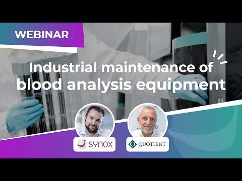 Webinar Industry 4.0 & Smart Health with Philippe VINCENT, head of technical services, Quotient DB.
