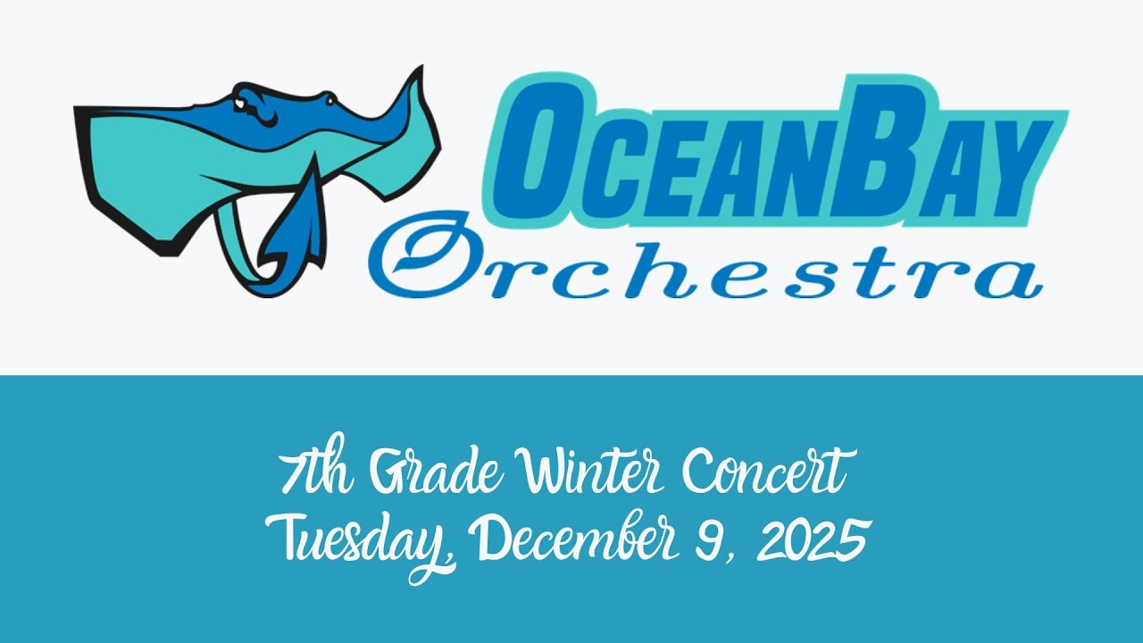 Ocean Bay Middle School 7th grade Orchestra Winter Concert 2025