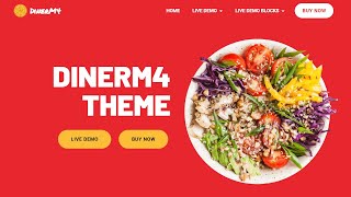 Mobirise Restaurant Web Template | DinerM4