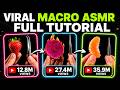 How to Make Viral Macro ASMR Videos with AI | Full Tutorial
