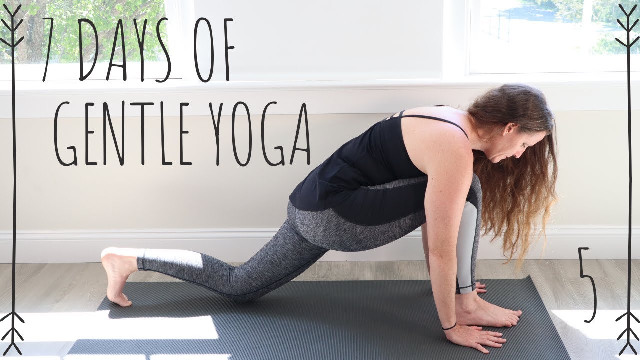 30min Day 5 of 7 Gentle/Beginner Yoga with Props Kara Yoga YouTube