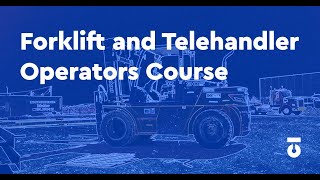 Forklift and Telehandler Operators Course Promo
