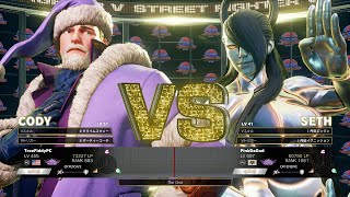 SFV CE Punk (Seth) vs TreeFiddy (Cody) FT3