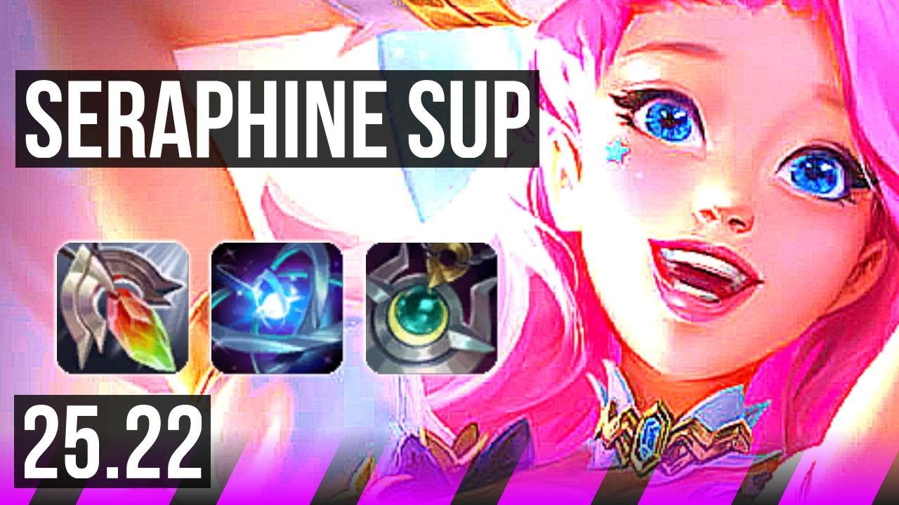 SERAPHINE & Sivir vs PYKE & Ashe (SUP) | NA Master | 25.22