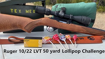 Cover Image for Ruger 10/22 50 yard lollipops Challenge Shoot