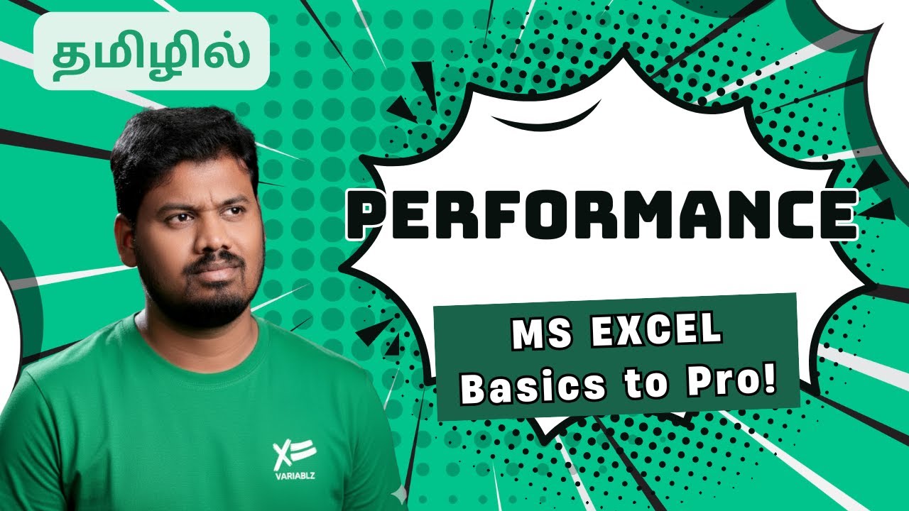 #02 Performance in Excel | Workbook Optimization, Calculation Options & Speed Tips in Tamil