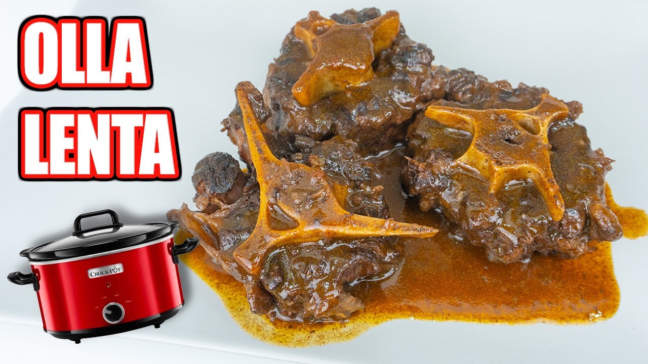 ✅ RECETA RABO de TORO en SALSA ▶ Recetas en OLLA LENTA