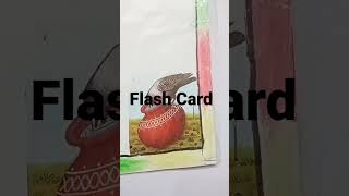 Flash Card Story Thirsty Crow @Kanikacreationworld