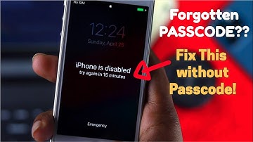 How to Remove Forgotten PASSCODE iPhone 5S, 5C, 5!
