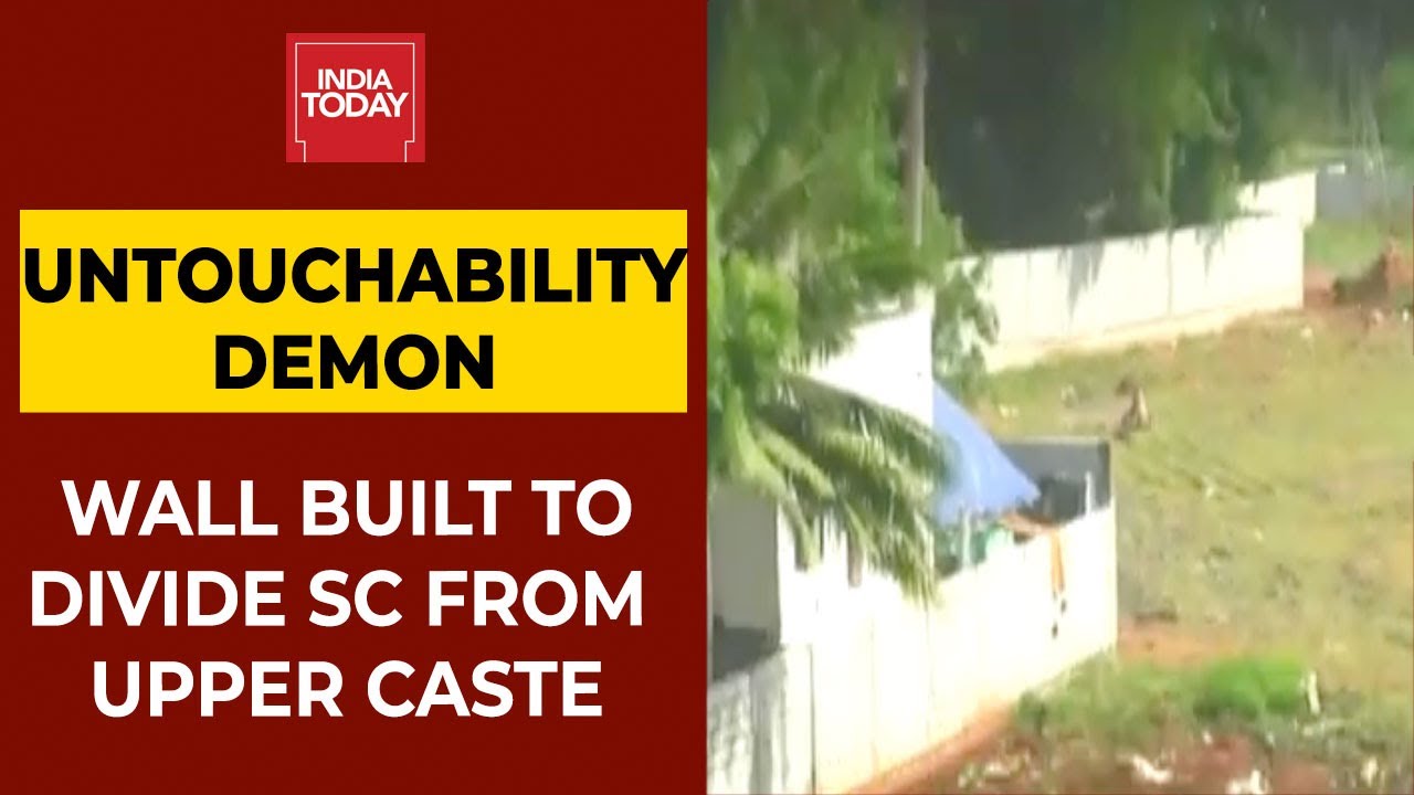 9-Feet 'Untouchability Wall' Built In Trichy To Divide Scheduled Caste Locality From Upper Caste