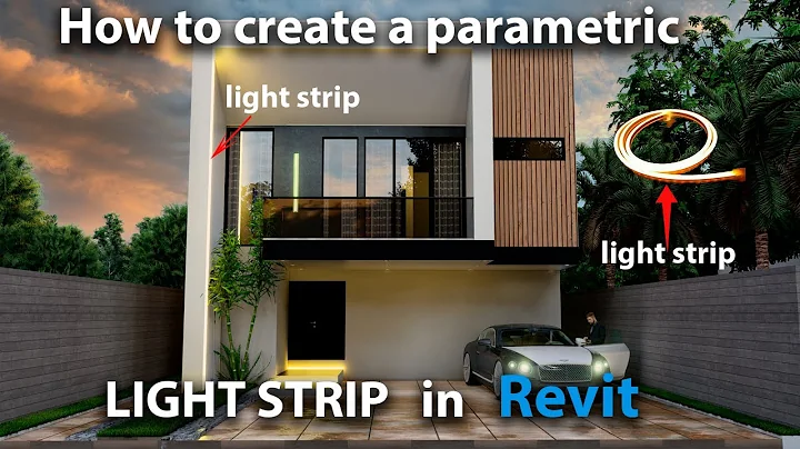 how to create LED strip lights in Revit - Beginners tutorial