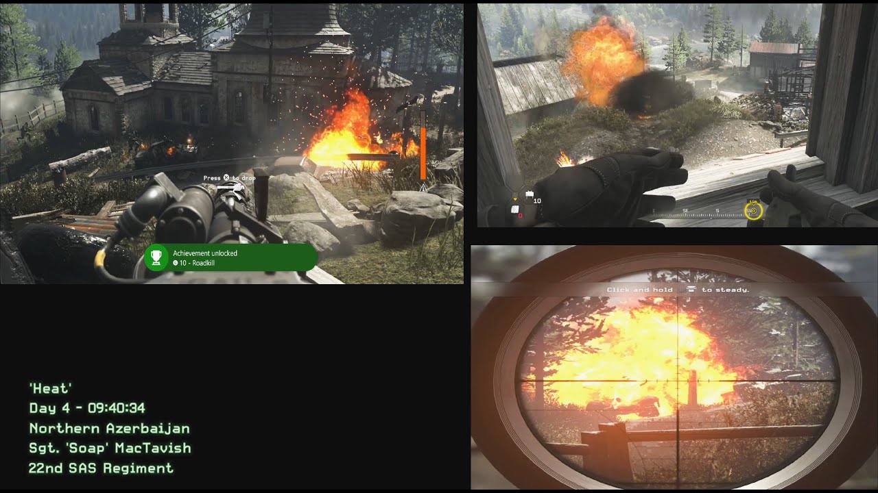 Call of Duty: Modern Warfare Remastered - Heat - Hardest Difficulty Gameplay