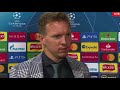Man United VS RB Leipzig 5 0 Champions League Julian Nagelsmann Post Match Interview 