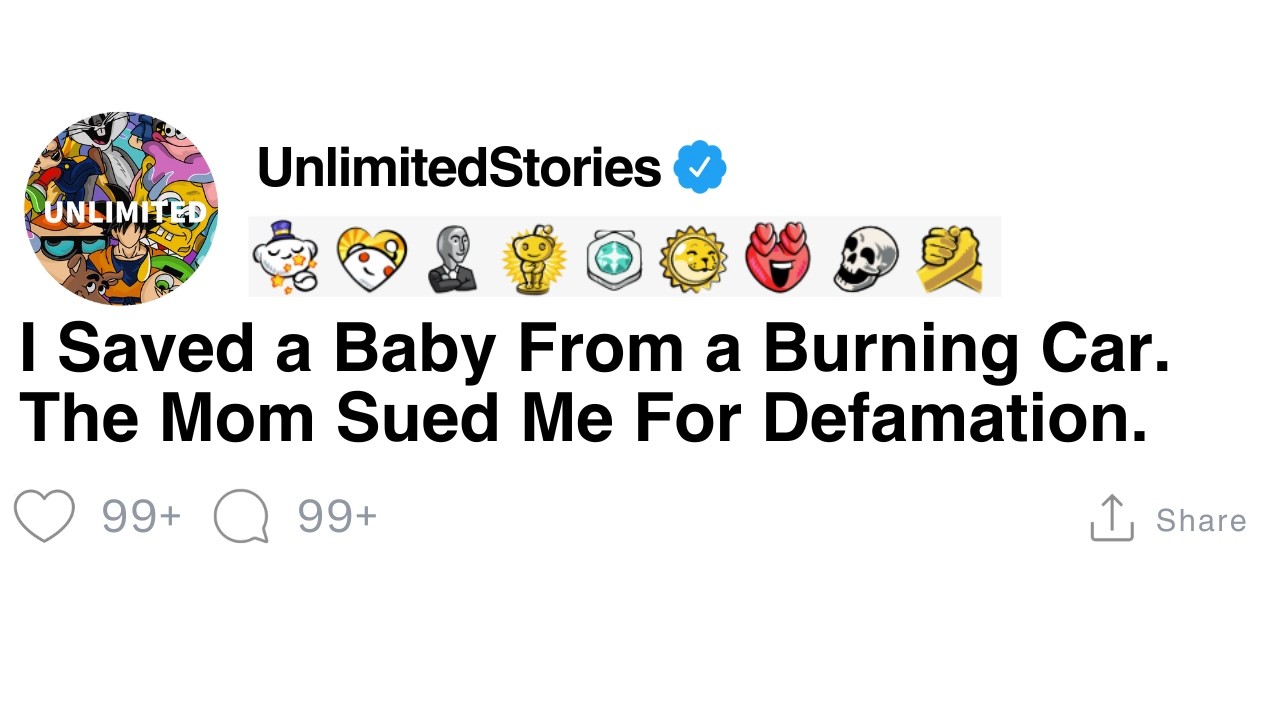 I Saved a Baby From a Burning Car. The Mom Sued Me For Defamation.