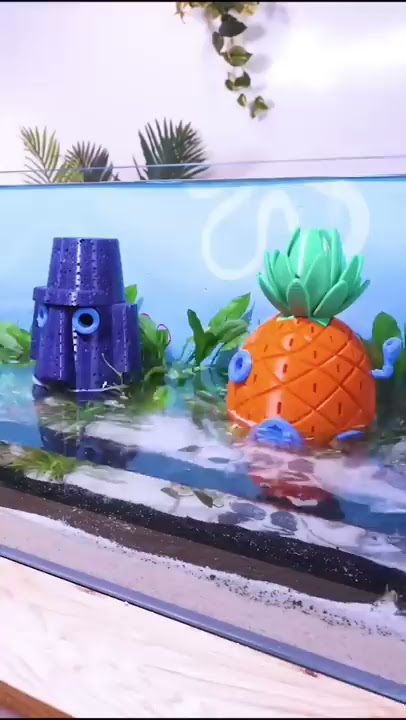 Bikini Bottom in a Fish Tank? 🍍