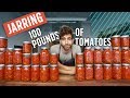 Canning 100 Pounds of Tomatoes with an Italian Pro Cook