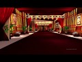 3D Wedding Set Design (walk-through)